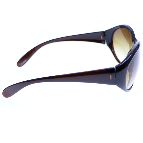 Liz Claiborne Brown Designer Oversize-Sunglasses - Picture 4 of 7